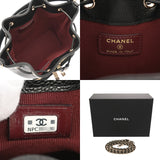 CHANEL シャネル クラッチ ウィズ チェーン ブラック AP4775 レディース グレインドシャイニーカーフ ショルダーバッグ Aランク 中古 銀蔵