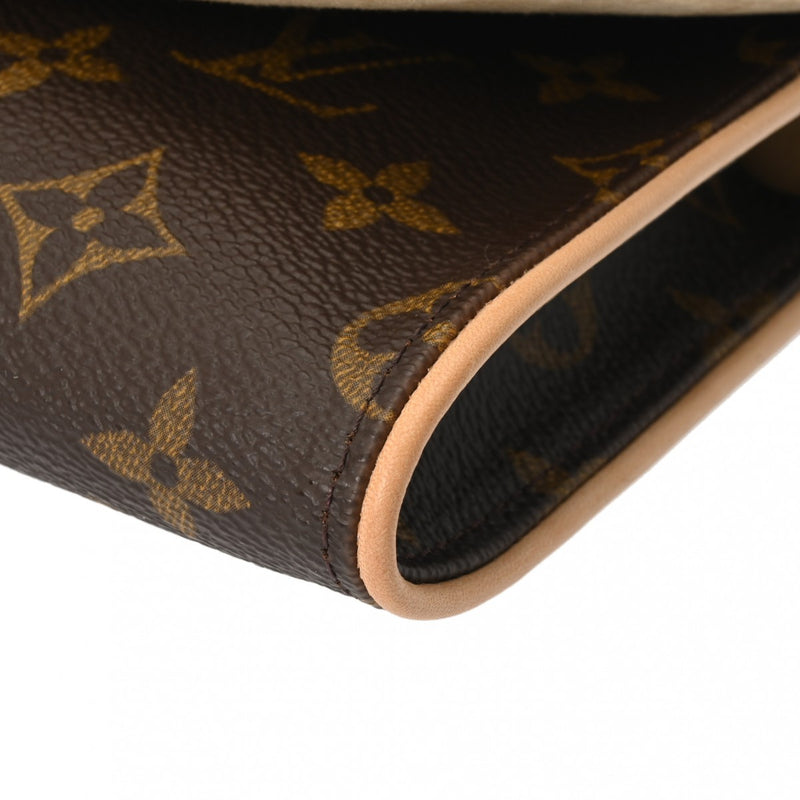 LOUIS VUITTON ルイヴィトン モノグラム ポシェットツイン GM ブラウン M51852 レディース モノグラムキャンバス ショルダーバッグ 新同 中古 銀蔵