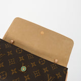 LOUIS VUITTON ルイヴィトン モノグラム ポシェットツイン GM ブラウン M51852 レディース モノグラムキャンバス ショルダーバッグ 新同 中古 銀蔵