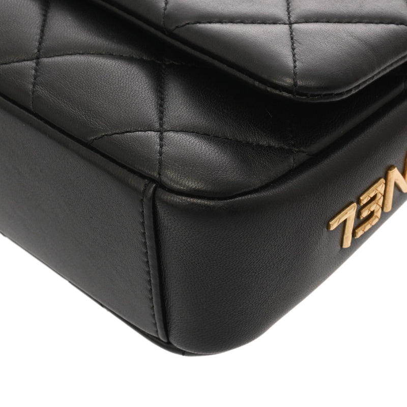 CHANEL シャネル マトラッセ ミニ チェーンショルダー サイド