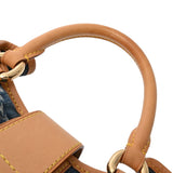 LOUIS VUITTON ルイヴィトン モノグラムデニム プリーティ ブルー M95020 レディース デニム ハンドバッグ ABランク 中古 銀蔵