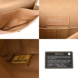 CHANEL シャネル マトラッセ 2.55 チェーンショルダー 23cm アイコンチャーム Ｗフラップ ベージュゴールド レディース カーフ ショルダーバッグ Aランク 中古 銀蔵