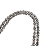 CHANEL シャネル マトラッセ 2.55 チェーンショルダー 23cm アイコンチャーム Ｗフラップ ベージュゴールド レディース カーフ ショルダーバッグ Aランク 中古 銀蔵