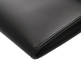 HERMES エルメス ポシェットカデナ ブラック □D刻印(2000年頃) メンズ ボックスカーフ クラッチバッグ Aランク 中古 銀蔵