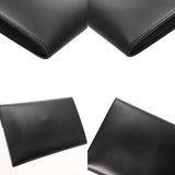 HERMES エルメス ポシェットカデナ ブラック □D刻印(2000年頃) メンズ ボックスカーフ クラッチバッグ Aランク 中古 銀蔵