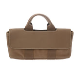 HERMES エルメス ヴァルパライソ PM ロング エトゥープ レディース トワルシェブロン ヴォーグミ ハンドバッグ ABランク 中古 銀蔵