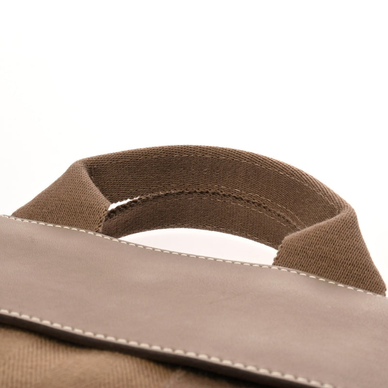 HERMES エルメス ヴァルパライソ PM ロング エトゥープ レディース トワルシェブロン ヴォーグミ ハンドバッグ ABランク 中古 銀蔵