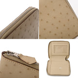 HERMES エルメス コンパクトウォレット ソルド品 パーシェマン □M刻印(2009年頃) ユニセックス オーストリッチ 二つ折り財布 Aランク 中古 銀蔵