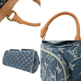 LOUIS VUITTON ルイヴィトン モノグラムデニム ネオスピーディ ブルー M95019 レディース デニム ハンドバッグ ABランク 中古 銀蔵