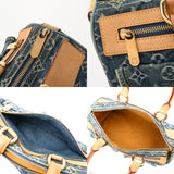 LOUIS VUITTON ルイヴィトン モノグラムデニム ネオスピーディ ブルー M95019 レディース デニム ハンドバッグ ABランク 中古 銀蔵