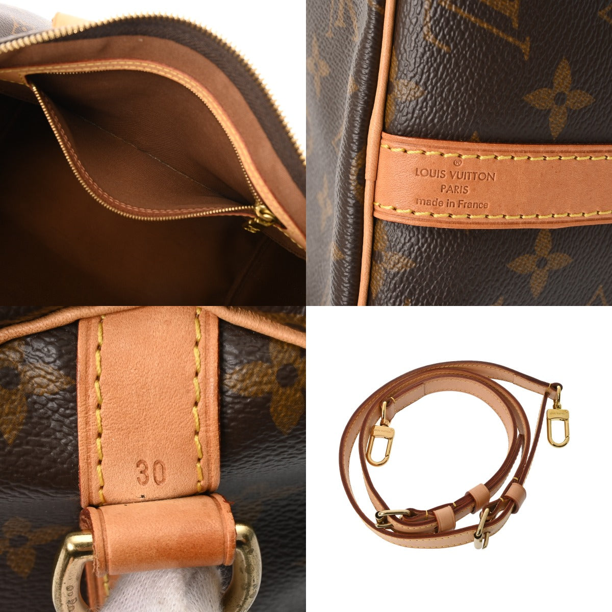 LOUIS VUITTON ルイヴィトン モノグラム スピーディ バンドリエール 30