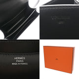 HERMES エルメス コンスタンス3 ミニ 18 ブラック Y刻印(2020年頃) レディース ボックスカーフ ショルダーバッグ 新同 中古 銀蔵
