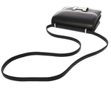 HERMES エルメス コンスタンス3 ミニ 18 ブラック Y刻印(2020年頃) レディース ボックスカーフ ショルダーバッグ 新同 中古 銀蔵