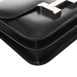 HERMES エルメス コンスタンス3 ミニ 18 ブラック Y刻印(2020年頃) レディース ボックスカーフ ショルダーバッグ 新同 中古 銀蔵