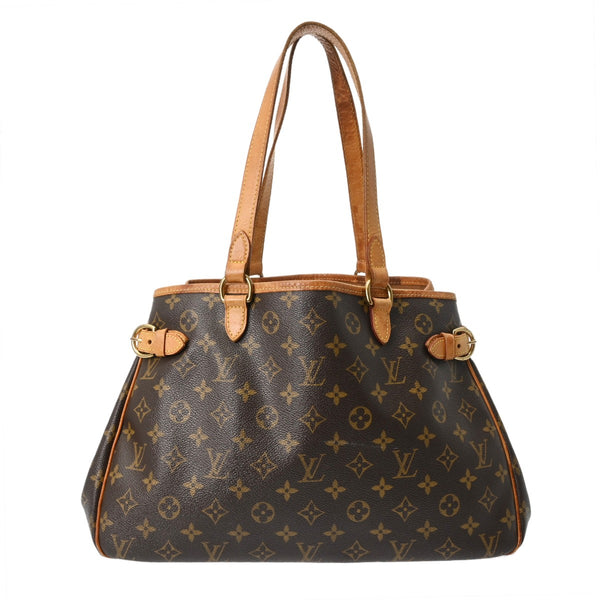 LOUIS VUITTON ルイヴィトン モノグラム バティニョール オリゾンタル ブラウン M51154 レディース モノグラムキャンバス トートバッグ Bランク 中古 銀蔵