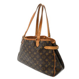 LOUIS VUITTON ルイヴィトン モノグラム バティニョール オリゾンタル ブラウン M51154 レディース モノグラムキャンバス トートバッグ Bランク 中古 銀蔵