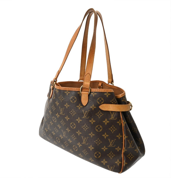 LOUIS VUITTON ルイヴィトン モノグラム バティニョール オリゾンタル ブラウン M51154 レディース モノグラムキャンバス トートバッグ Bランク 中古 銀蔵
