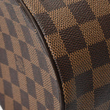 LOUIS VUITTON ルイヴィトン ダミエ パピヨン GM ブラウン レッド N51303 レディース ダミエキャンバス ハンドバッグ Aランク 中古 銀蔵