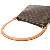 LOUIS VUITTON ルイヴィトン モノグラム ルーピング MM ブラウン M51146 レディース モノグラムキャンバス セミショルダーバッグ ABランク 中古 銀蔵
