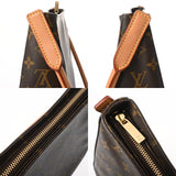 LOUIS VUITTON ルイヴィトン モノグラム ルーピング MM ブラウン M51146 レディース モノグラムキャンバス セミショルダーバッグ ABランク 中古 銀蔵