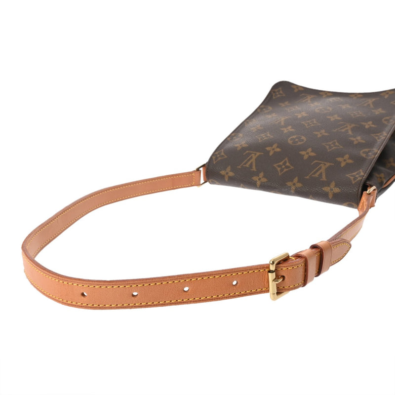 LOUIS VUITTON ルイヴィトン モノグラム ミュゼットサルサ ショート ブラウン M51258 レディース モノグラムキャンバス ショルダーバッグ Bランク 中古 銀蔵