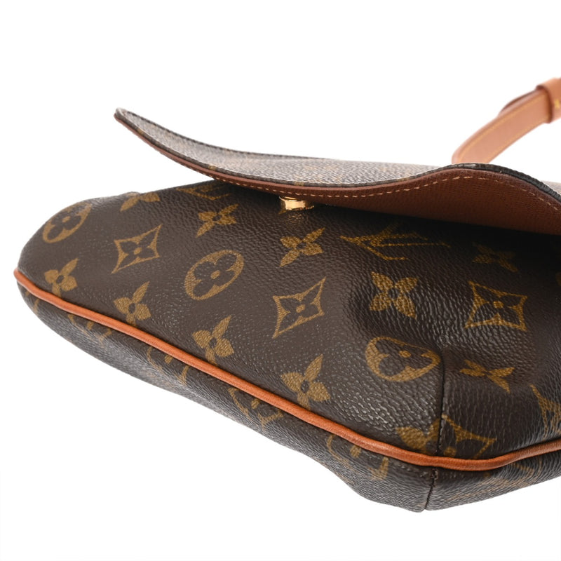 LOUIS VUITTON ルイヴィトン モノグラム ミュゼットサルサ ショート ブラウン M51258 レディース モノグラムキャンバス ショルダーバッグ Bランク 中古 銀蔵