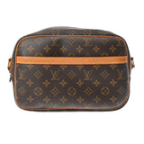LOUIS VUITTON ルイヴィトン モノグラム リポーター PM ブラウン M45254 ユニセックス モノグラムキャンバス ショルダーバッグ Bランク 中古 銀蔵