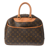 LOUIS VUITTON ルイヴィトン モノグラム ドーヴィル ブラウン M47270 レディース モノグラムキャンバス ハンドバッグ Bランク 中古 銀蔵