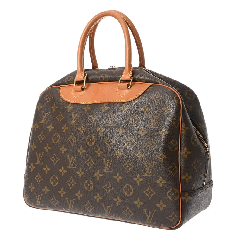 LOUIS VUITTON ルイヴィトン モノグラム ドーヴィル ブラウン M47270 レディース モノグラムキャンバス ハンドバッグ Bランク 中古 銀蔵