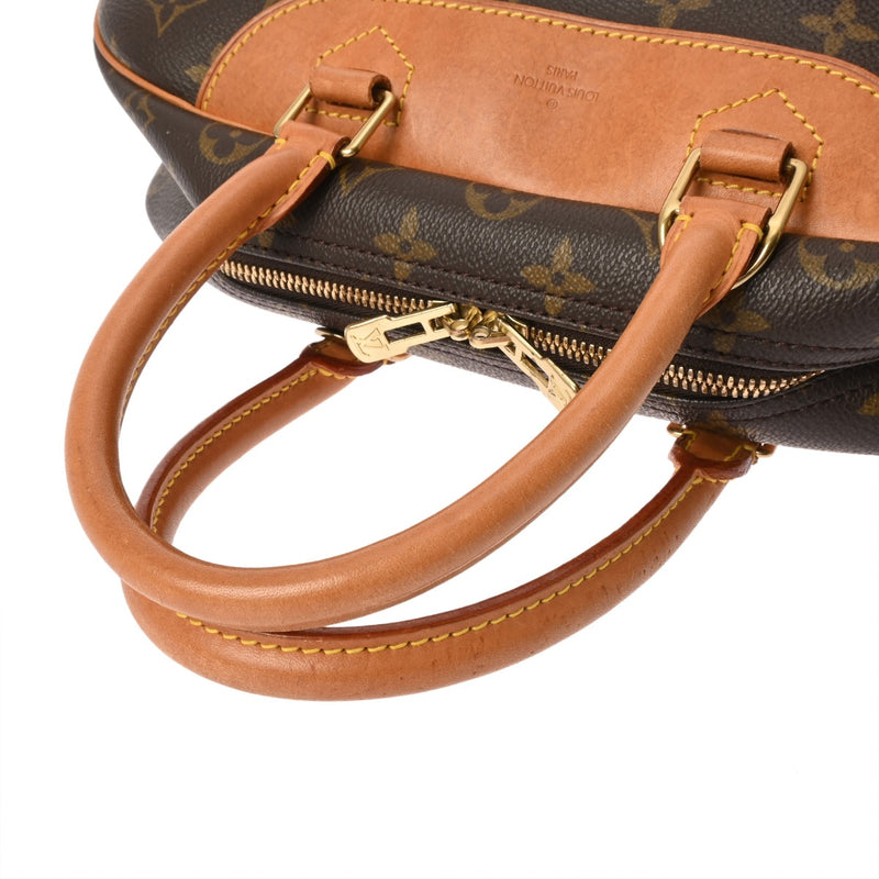 LOUIS VUITTON ルイヴィトン モノグラム ドーヴィル ブラウン M47270 レディース モノグラムキャンバス ハンドバッグ Bランク 中古 銀蔵