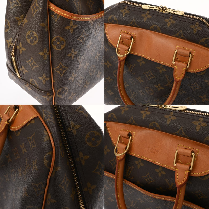 LOUIS VUITTON ルイヴィトン モノグラム ドーヴィル ブラウン M47270 レディース モノグラムキャンバス ハンドバッグ Bランク 中古 銀蔵