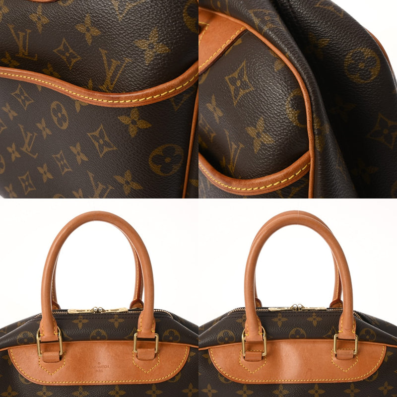 LOUIS VUITTON ルイヴィトン モノグラム ドーヴィル ブラウン M47270 レディース モノグラムキャンバス ハンドバッグ Bランク 中古 銀蔵