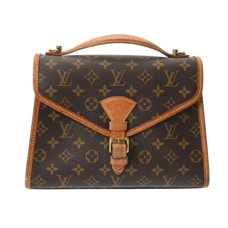 LOUIS VUITTON ルイヴィトン モノグラム ベルエア 2WAY ブラウン M51122 ユニセックス モノグラムキャンバス ハンドバッグ Bランク 中古 銀蔵