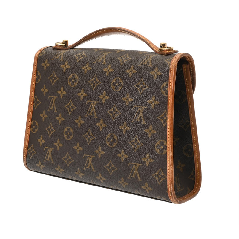 LOUIS VUITTON ルイヴィトン モノグラム ベルエア 2WAY ブラウン M51122 ユニセックス モノグラムキャンバス ハンドバッグ Bランク 中古 銀蔵