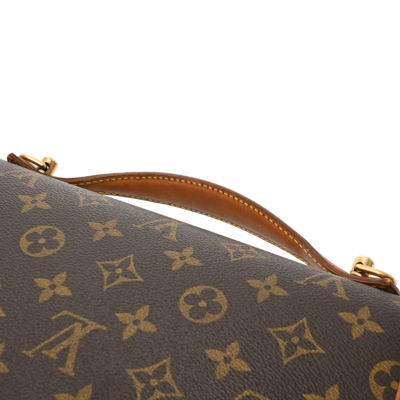 LOUIS VUITTON ルイヴィトン モノグラム ベルエア 2WAY ブラウン M51122 ユニセックス モノグラムキャンバス ハンドバッグ Bランク 中古 銀蔵