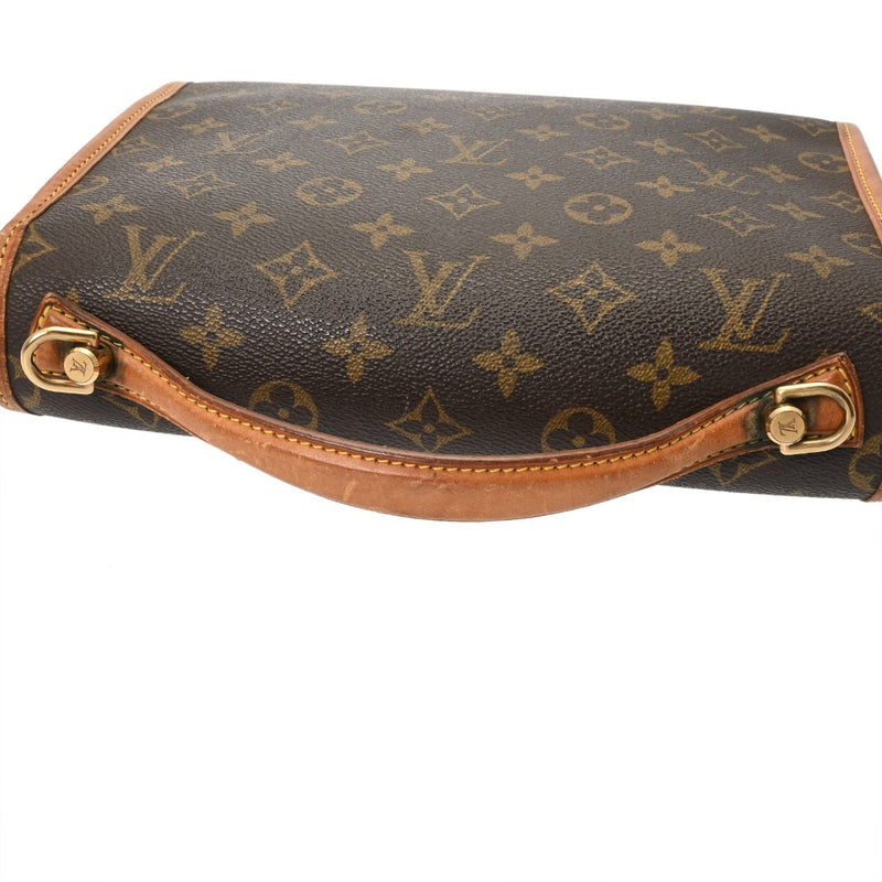 LOUIS VUITTON ルイヴィトン モノグラム ベルエア 2WAY ブラウン M51122 ユニセックス モノグラムキャンバス ハンドバッグ Bランク 中古 銀蔵