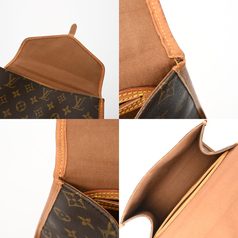 LOUIS VUITTON ルイヴィトン モノグラム ベルエア 2WAY ブラウン M51122 ユニセックス モノグラムキャンバス ハンドバッグ Bランク 中古 銀蔵