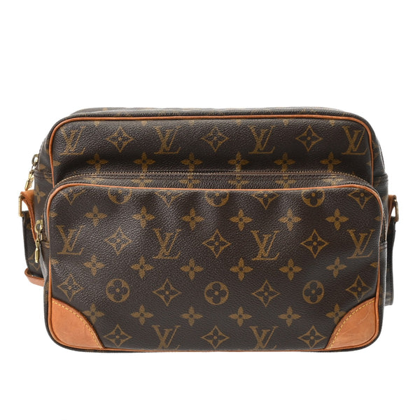 LOUIS VUITTON ルイヴィトン モノグラム ナイル ブラウン M45244 ユニセックス モノグラムキャンバス ショルダーバッグ Bランク 中古 銀蔵
