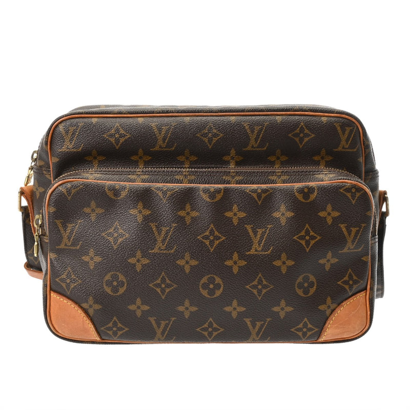 LOUIS VUITTON ルイヴィトン モノグラム ナイル ブラウン M45244 ユニセックス モノグラムキャンバス ショルダーバッグ Bランク 中古 銀蔵