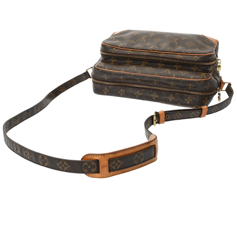 LOUIS VUITTON ルイヴィトン モノグラム ナイル ブラウン M45244 ユニセックス モノグラムキャンバス ショルダーバッグ Bランク 中古 銀蔵