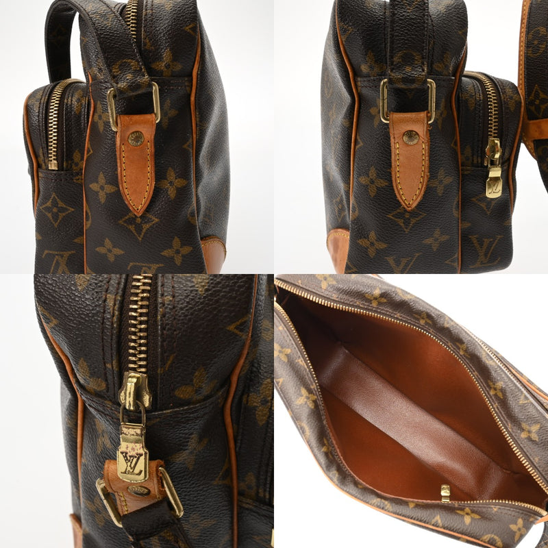 LOUIS VUITTON ルイヴィトン モノグラム ナイル ブラウン M45244 ユニセックス モノグラムキャンバス ショルダーバッグ Bランク 中古 銀蔵