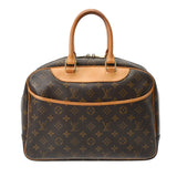 LOUIS VUITTON ルイヴィトン モノグラム ドーヴィル ブラウン M47270 レディース モノグラムキャンバス ハンドバッグ Bランク 中古 銀蔵
