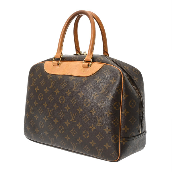 LOUIS VUITTON ルイヴィトン モノグラム ドーヴィル ブラウン M47270 レディース モノグラムキャンバス ハンドバッグ Bランク 中古 銀蔵