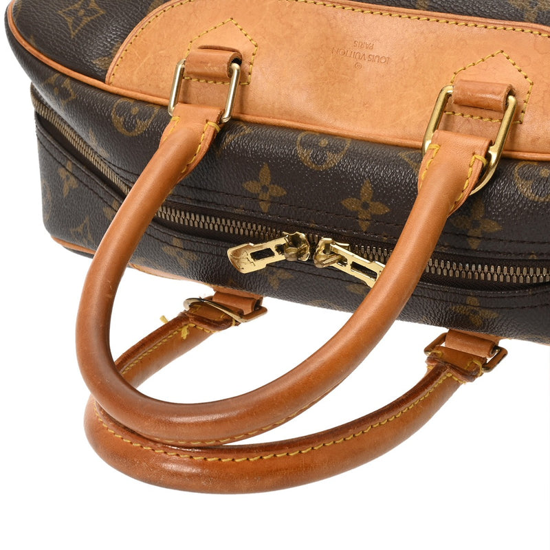 LOUIS VUITTON ルイヴィトン モノグラム ドーヴィル ブラウン M47270 レディース モノグラムキャンバス ハンドバッグ Bランク 中古 銀蔵