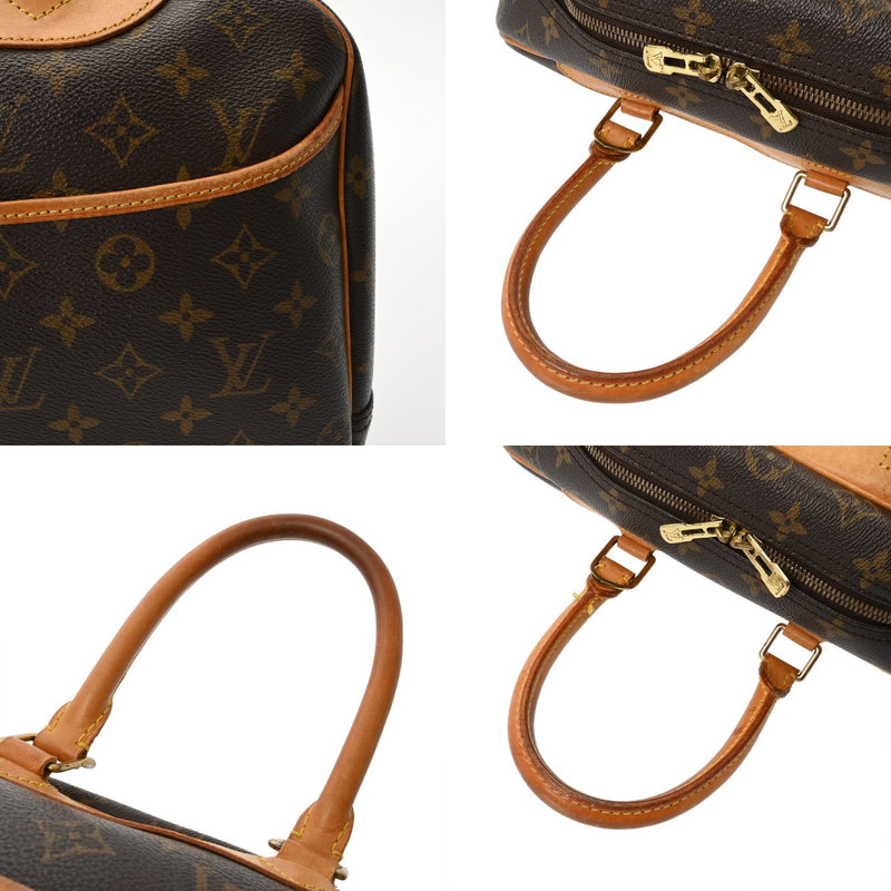 LOUIS VUITTON ルイヴィトン モノグラム ドーヴィル ブラウン M47270 レディース モノグラムキャンバス ハンドバッグ Bランク 中古 銀蔵