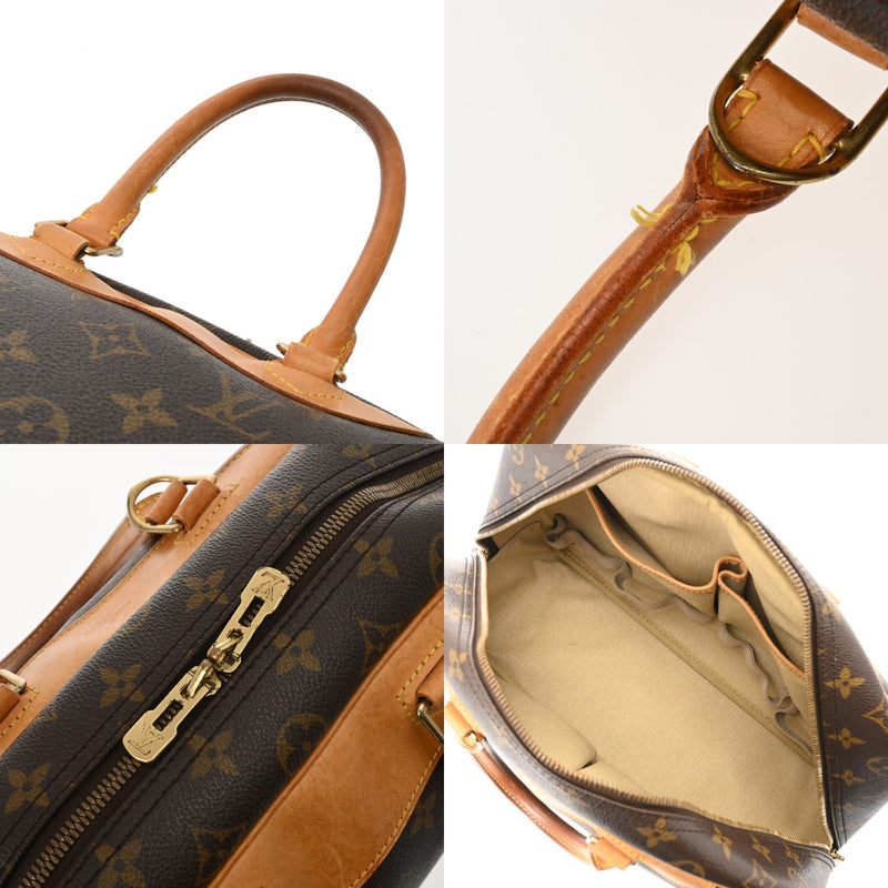 LOUIS VUITTON ルイヴィトン モノグラム ドーヴィル ブラウン M47270 レディース モノグラムキャンバス ハンドバッグ Bランク 中古 銀蔵