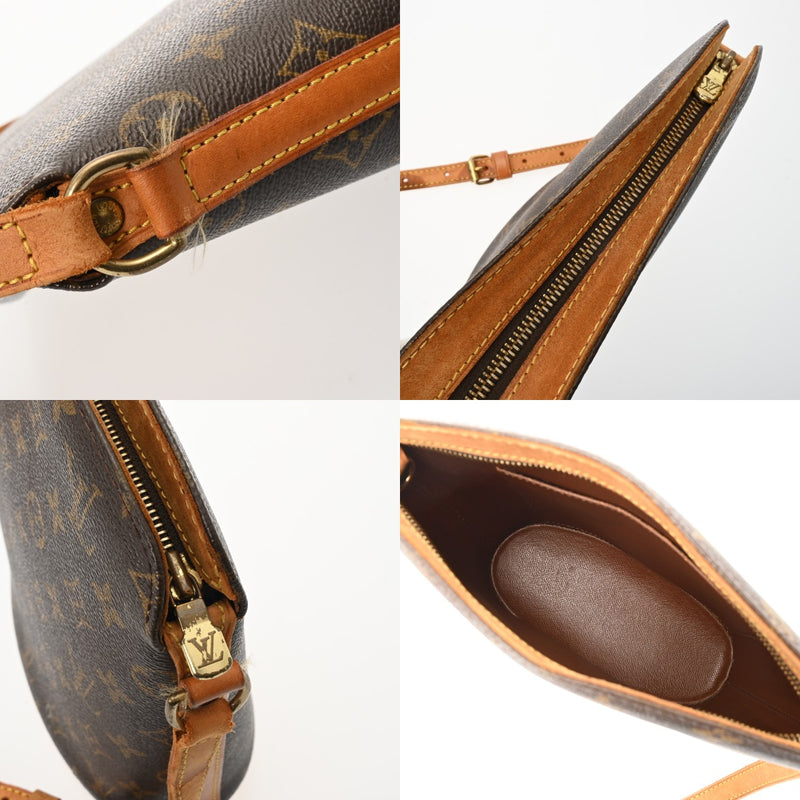 LOUIS VUITTON ルイヴィトン モノグラム ドルーオ ブラウン M51290 レディース モノグラムキャンバス ショルダーバッグ Bランク 中古 銀蔵