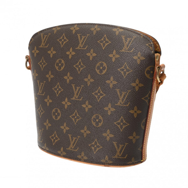 LOUIS VUITTON ルイヴィトン モノグラム ドルーオ ブラウン M51290 レディース モノグラムキャンバス ショルダーバッグ Bランク 中古 銀蔵