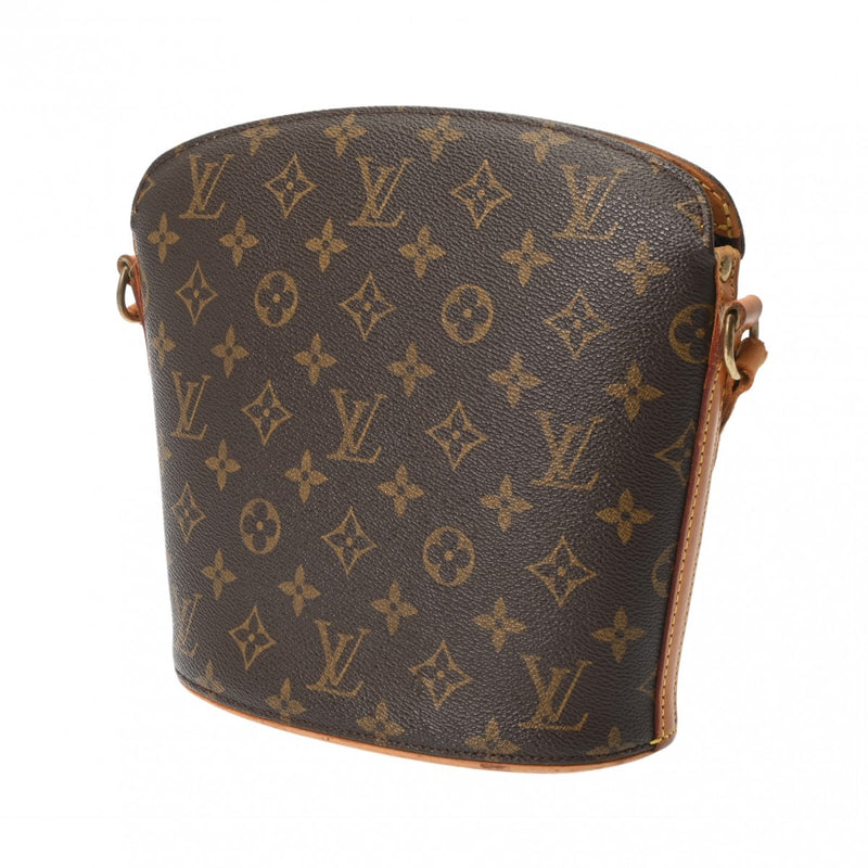 LOUIS VUITTON ルイヴィトン モノグラム ドルーオ ブラウン M51290 レディース モノグラムキャンバス ショルダーバッグ Bランク 中古 銀蔵