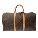 LOUIS VUITTON ルイヴィトン モノグラム キーポルバンドリエール 50 ブラウン M41416 レディース モノグラムキャンバス ボストンバッグ Bランク 中古 銀蔵